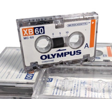 1 x Boxed Olympus Microcassette Tapes XB60  2x30mins