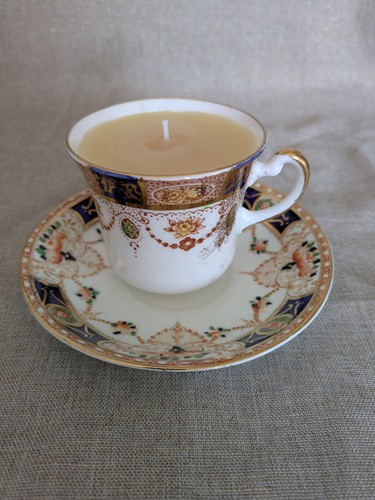 Vintage china teacup - vintage, saucer