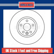 2x Brake Discs Vented For Land Rover Freelander MK2 2.2 TD4 4x4 Borg Front