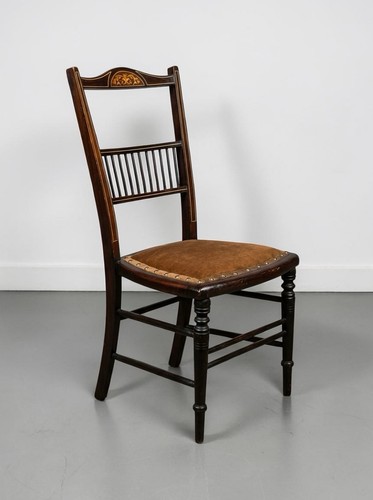 Antique victorian inlayed side - antique,