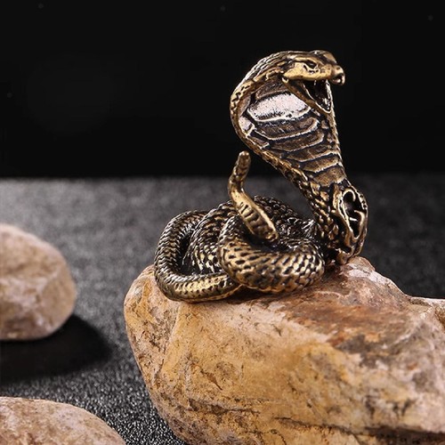 Mini snake statue - statue, miniature