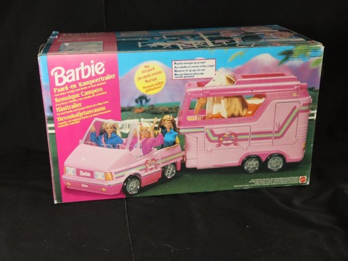 Barbie horse trailer - barbie, 1993,