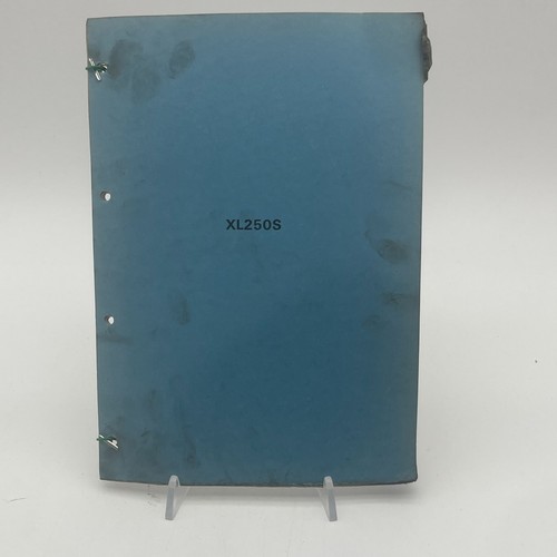 Genuine honda xl250s factory - honda,