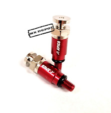 Honda Fork Air Bleed Valves fit Honda CRF250X CRF450X Apico Bleeders M5 Red