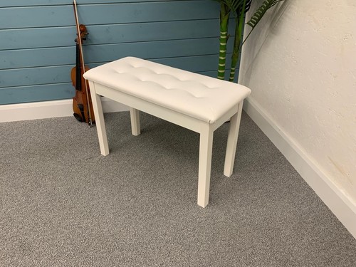 New white piano stool with - *new*,