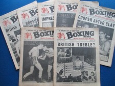 Vintage ' Boxing News ' Newspaper  -  Choose which issues you need from 1966