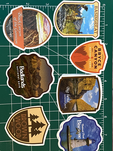 National parks decals stickers - national,