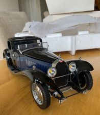 Boxed Franklin Mint 1930 Black Bugatti Royale Coupe Napoleon 1:24 Scale Diecast