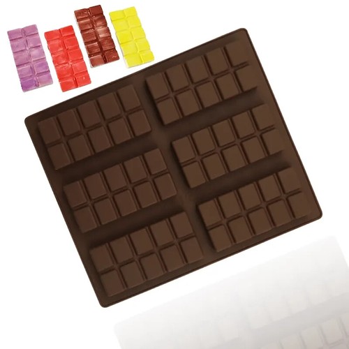 Rectangle chocolate bar mould - chocolate,