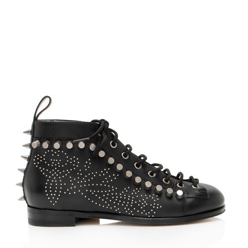 Gucci calfskin studded jakarta - gucci,