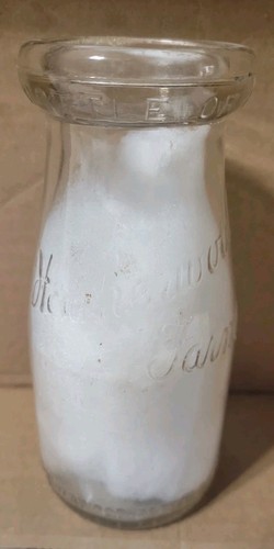 Half pint milk bottles - pint,
