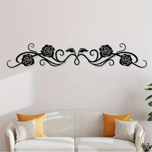 Metal rose wall - wall, art