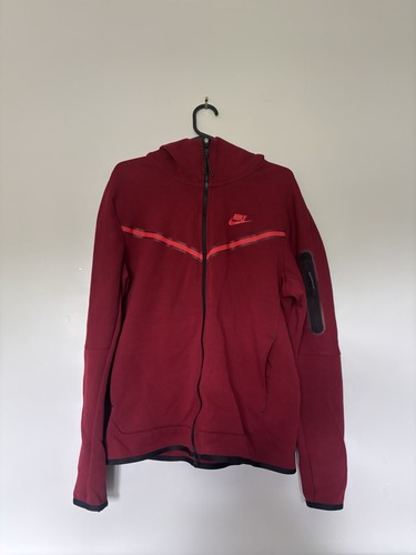 Burgundy nike tech fleece - burgundy,
