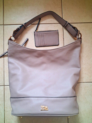 Taupe pebbled faux leather - taupe,