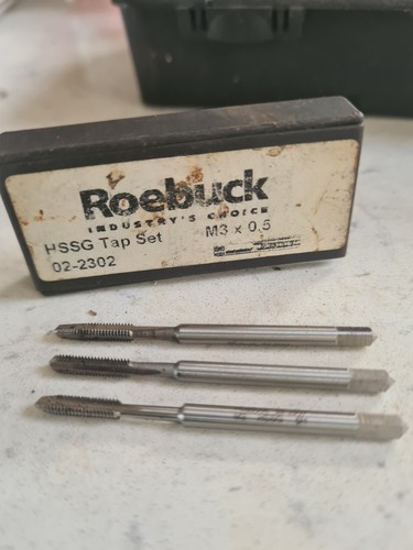 Hssg tap set - x, roebuck
