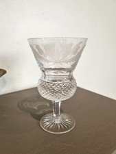 Edinburgh Crystal Thistle Cordial/whiskey Glass 12cm/ 4 3/4" Unsigned, VGC