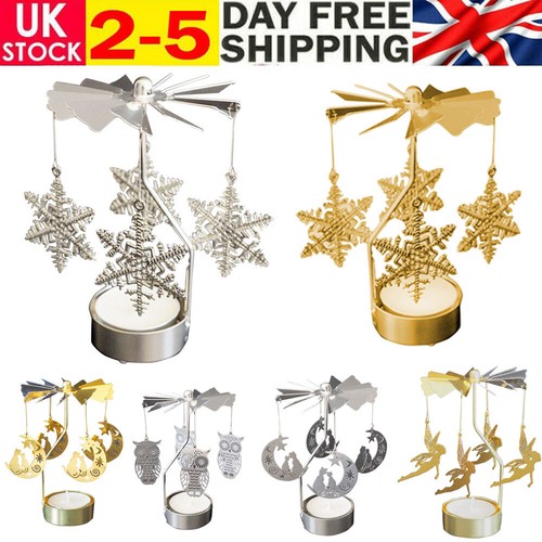 Metal rotating candle - rotating,