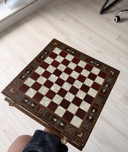 Wooden travel chess set - wooden,