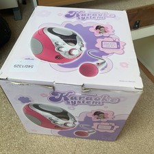 Goodmans pink karaoke machine - karaoke,