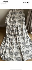 Laura Ashley Fabulous Bespoke Curtains MTM Double Pinch Pleat Kimono Charcoal