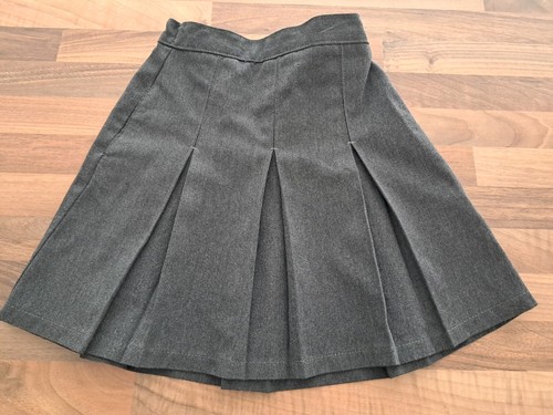 Girls light grey pleated - light, skirt