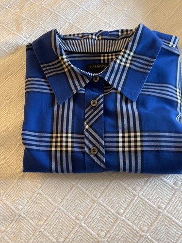 Talbots womens blouse royal - talbots,