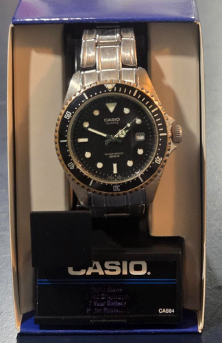 Casio mtd 1010 black dial - casio,