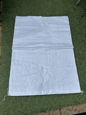 74 White Woven Polypropylene Rubble Sacks /Sand Bags