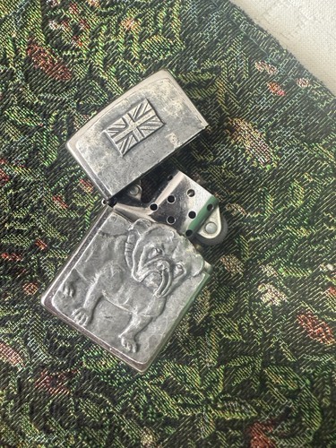 Zippo silver engraved lighter - engraved,
