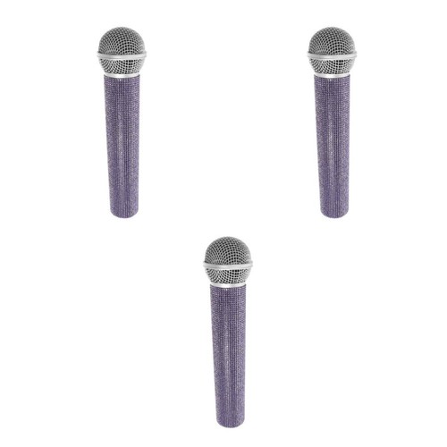 3pcs fake microphone prop - fake,