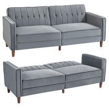 Homcom convertible sofa - convertible, futon