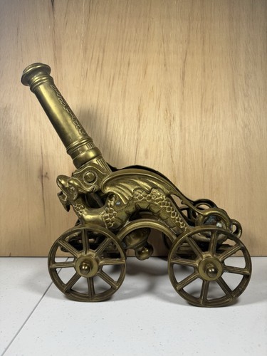 Vintage old antique brass - vintage, gun
