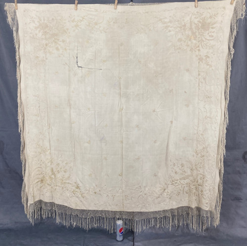Vintage silk hand embroidered - silk,
