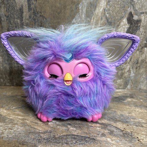 Furby purple interactive plush - purple,