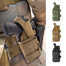 Molle Pistol Holster Adjustable Gun Handgun Holder Pouches Outdoor Tactical Bags