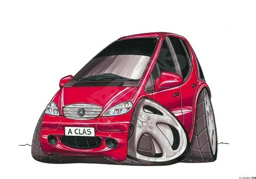 Mercedes class red - a,