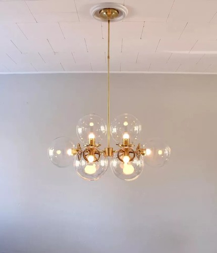 Modern globe chandelier - globe,