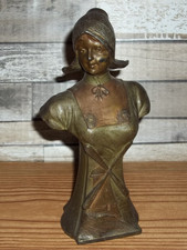 Spelter Bronze Sculpture Bust