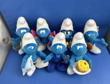 Vintage Smurfs Plush Toys -