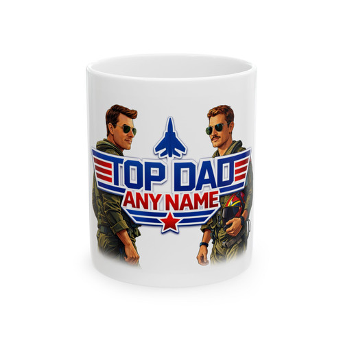 Personalised top gun dad - top,