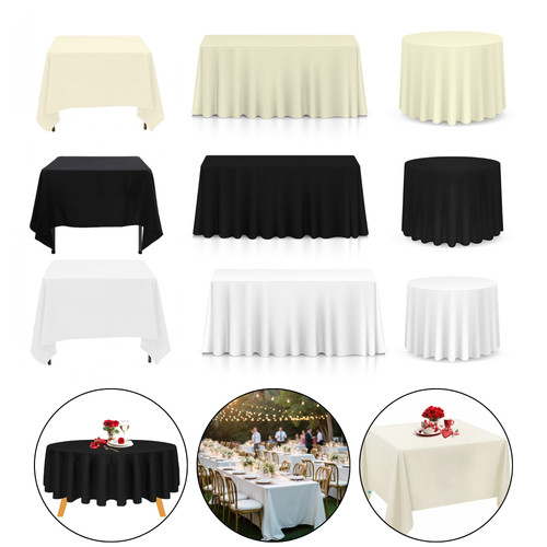 Polyester tablecloth washable - polyester,