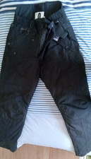WEISE Men's Motorcycle Trousers Black Hydra Texh Waterproof Size XL Dynatec L476