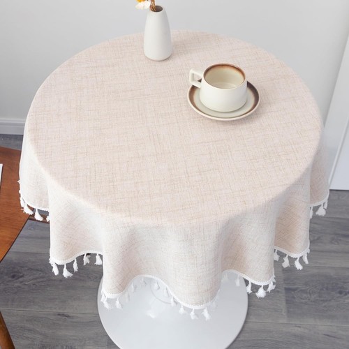 Linen small round - linen,