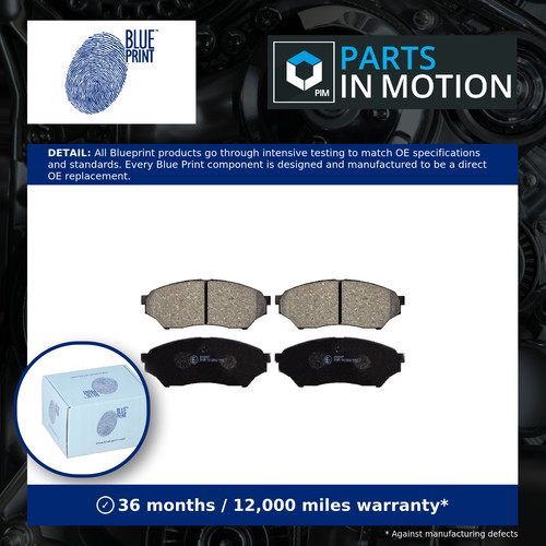 Brake pads set fits mitsubishi - fits,