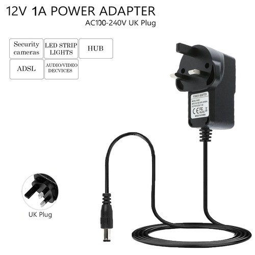 12v 1a 1000ma - ac/dc,