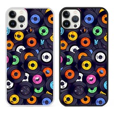 Old Vinyl Discs Pattern Phone
