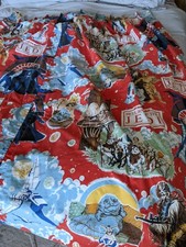 Vintage Rare Star Wars Return Of The Jedi Cotton Curtains. FREE UK POSTAGE.