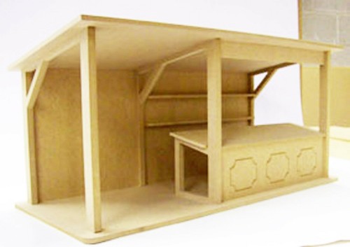 Dolls house market stall - dolls,