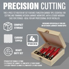 NEW 4PC TCT KITCHEN ROUTER