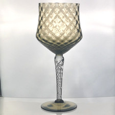 Oversized Italian Glass Goblet